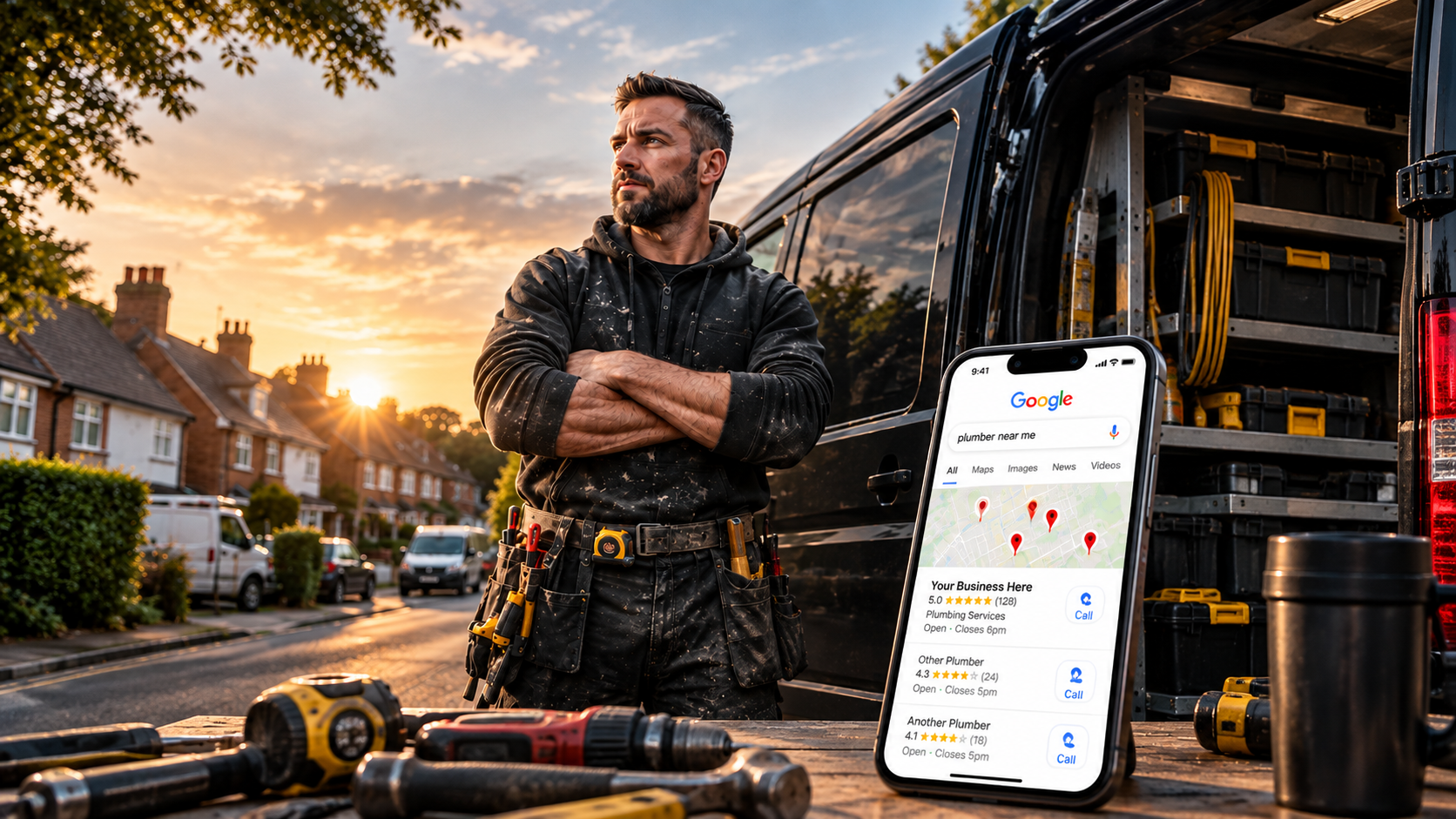 Local trades business advertising and Google search
